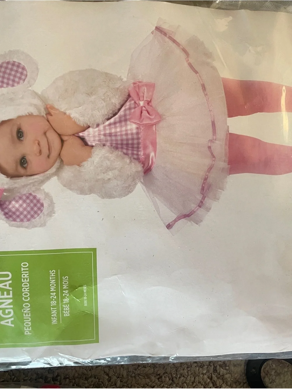 Cute Pink Lamb Costume for 18-24 Month baby girl